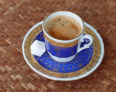 Strong coffee.